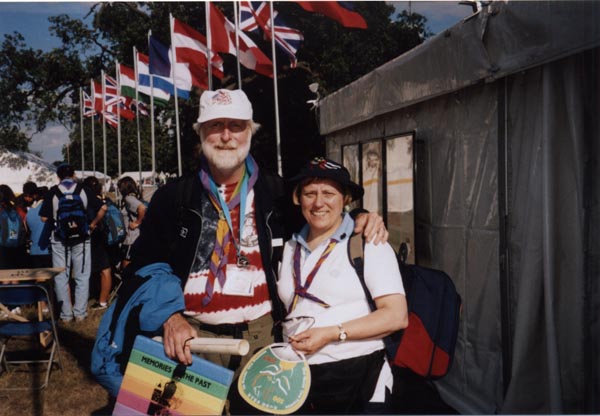 2007 World Jamboree Chris Jensen (USA) and Jean Gosling